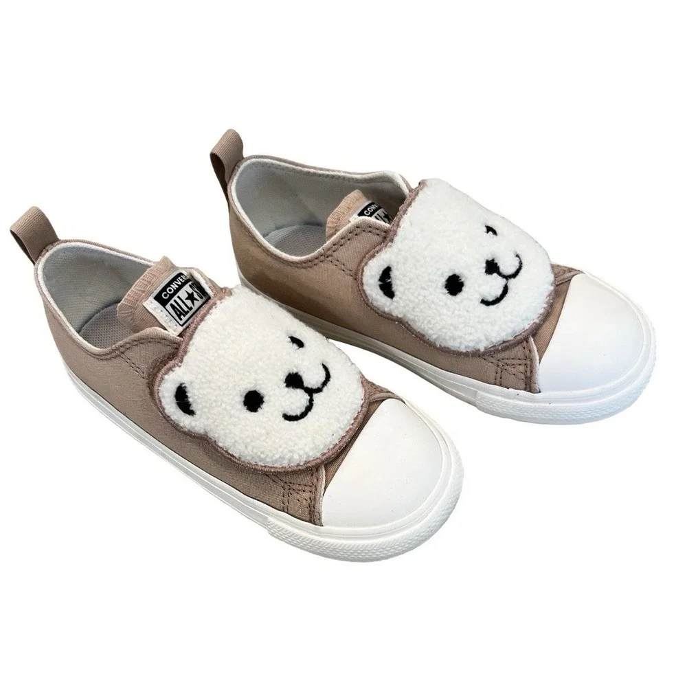 Converse CTAS One Strap OX Brown/Egret Toddler's Sneakers-Asst Sizes 10 T New